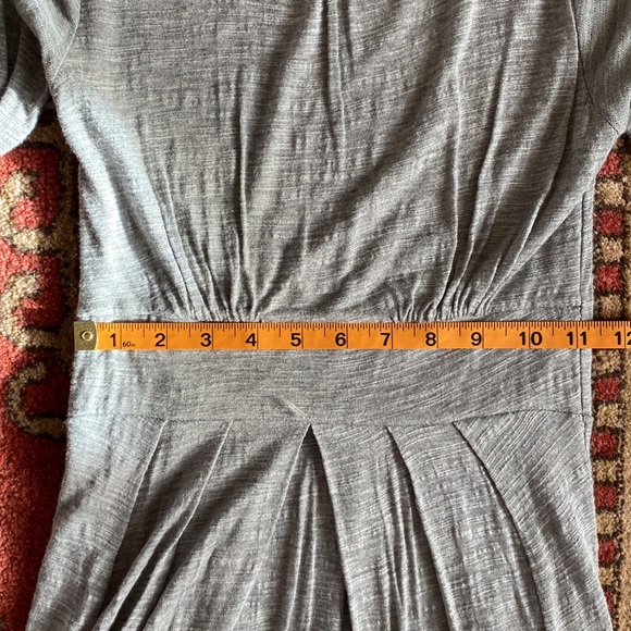 Zara Grey Long Sleeved Dress Sz SM - Picture 5 of 8